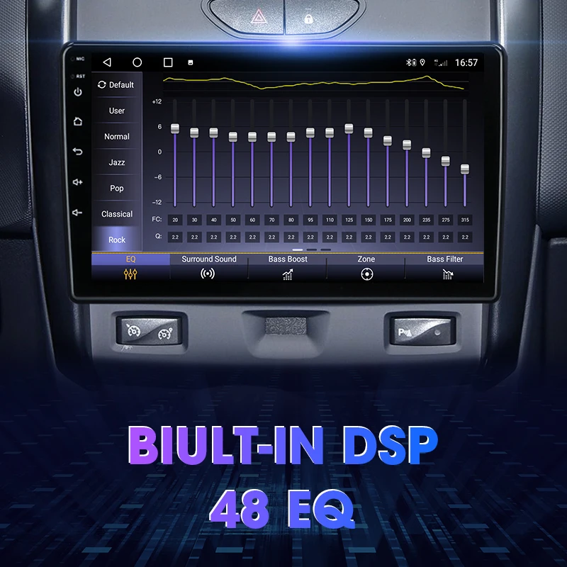 JMCQ 2 Din Android 12 Автомобильный Радио Мультимедийный Видеоплеер Для Renault Duster 2015-2018 Навигация GPS Carplay 4G WIFI Головное Устройство Изображение 2