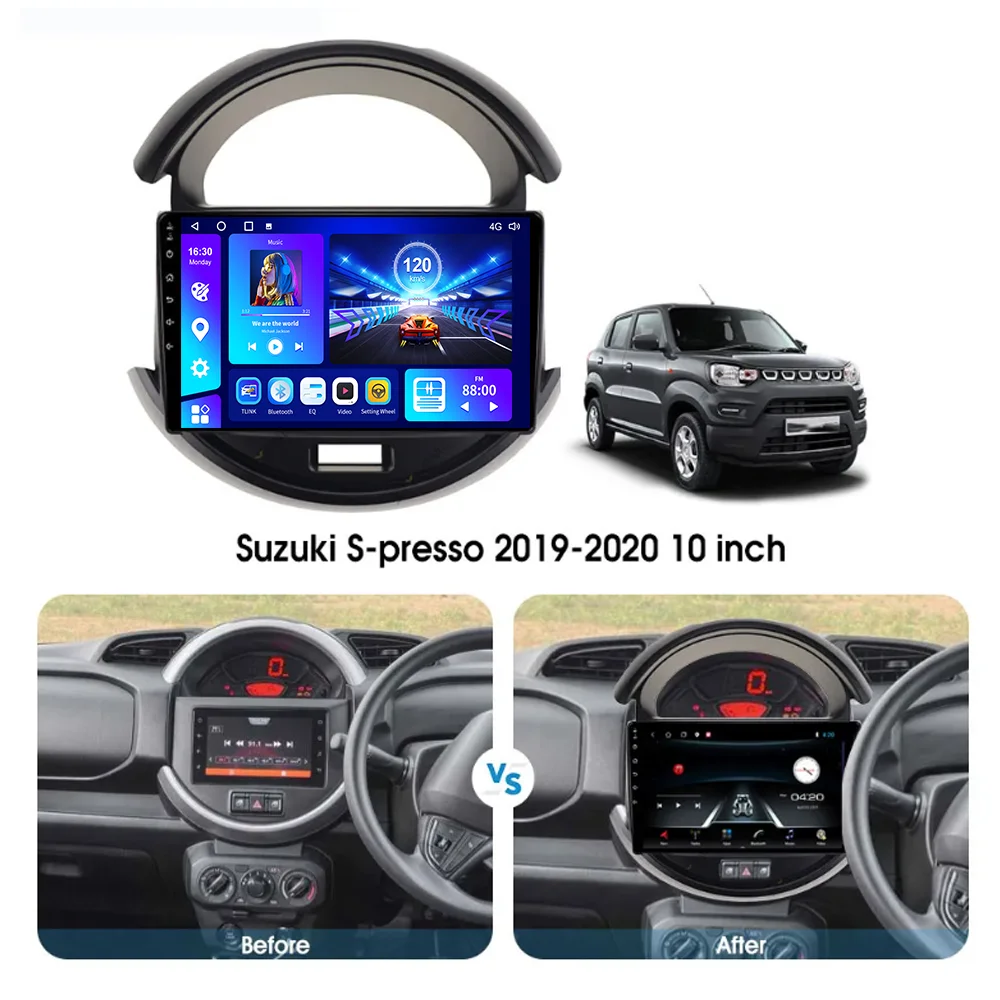 NAVISTART Android Auto Автомобильный Мультимедийный Видеоплеер Для Suzuki Spresso 2019-2021 Навигация GPS DSP Carplay 4G WIFI 2 Din Без DVD Изображение 1