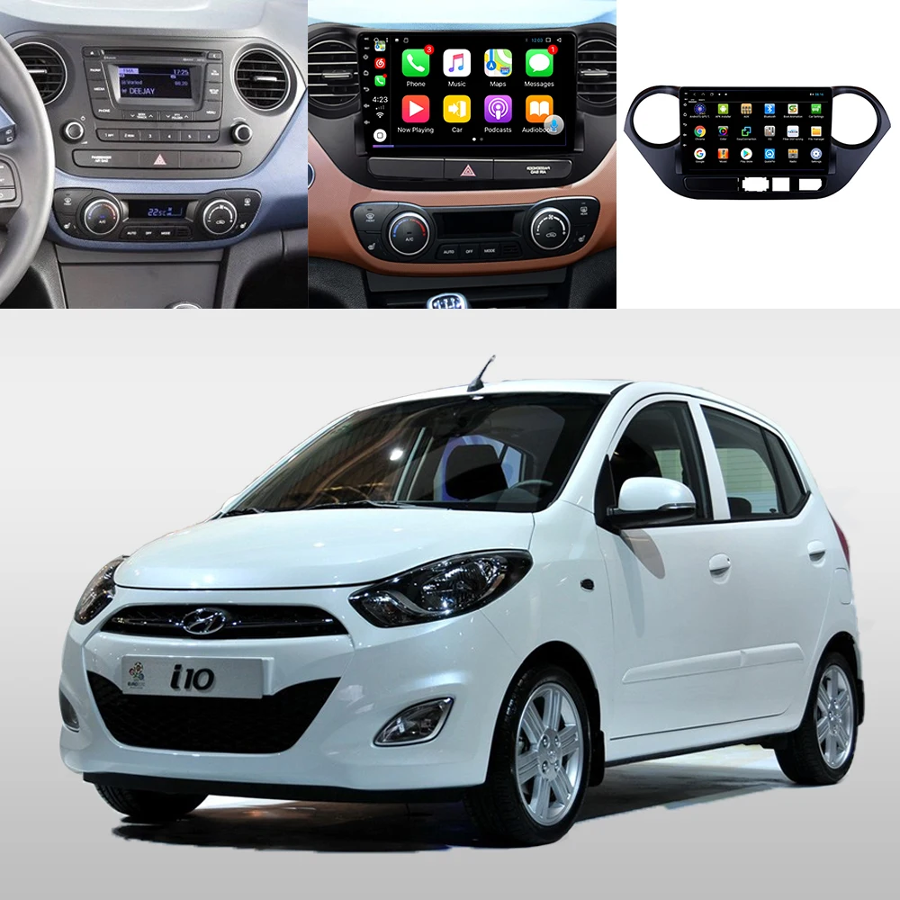 Penhui для Hyundai I10 (2013-2016) Автомобильное радио LHD, мультимедийный видеоплеер, Навигация GPS Android 10.0 Double Din Изображение 3