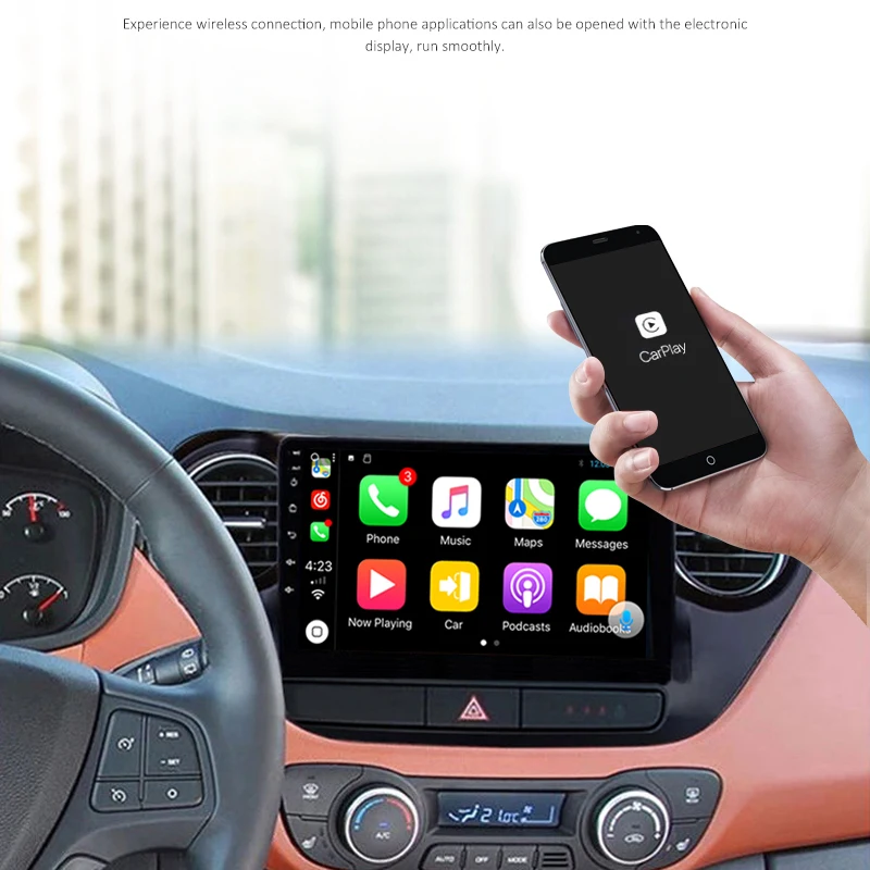 Penhui для Hyundai I10 (2013-2016) Автомобильное радио LHD, мультимедийный видеоплеер, Навигация GPS Android 10.0 Double Din Изображение 5