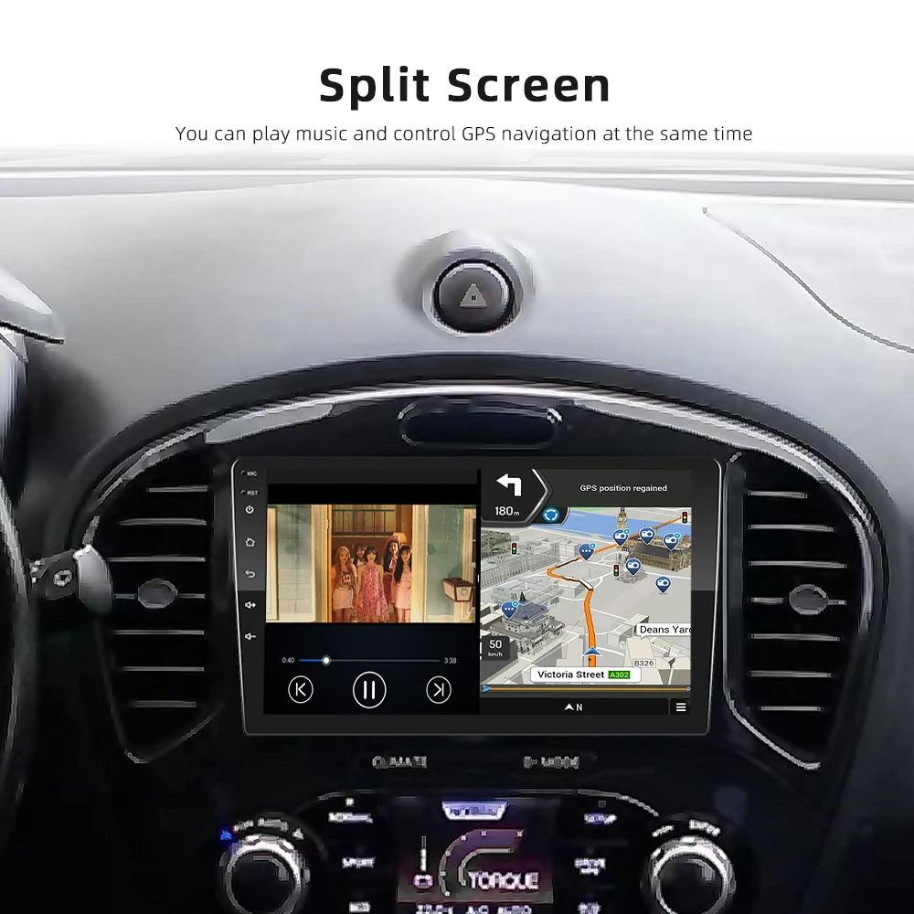 Podofo Carplay 2 Din Android Auto Автомагнитола Для Peugeot 408 2013 9 