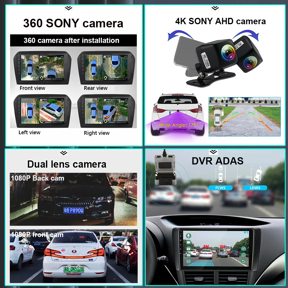 QLED Навигация Видео Автомагнитола Android 12 Для УАЗ Патриот 3 2016-2021 Мультимедиа iPhone беспроводной Carplay GPS Sony cam DSP IPS Изображение 3