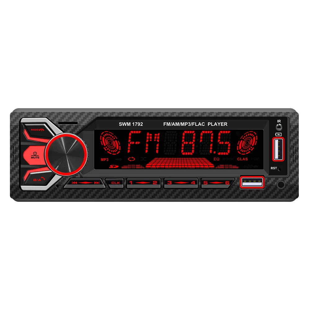 Автомобильное радио DuoDton 1 Din Bluetooth Авторадио Стерео 12V MP3 Аудиоплеер В тире AUX/FM/USB/BT Поддержка Поиска Автомобильного Голосового Помощника Изображение 0