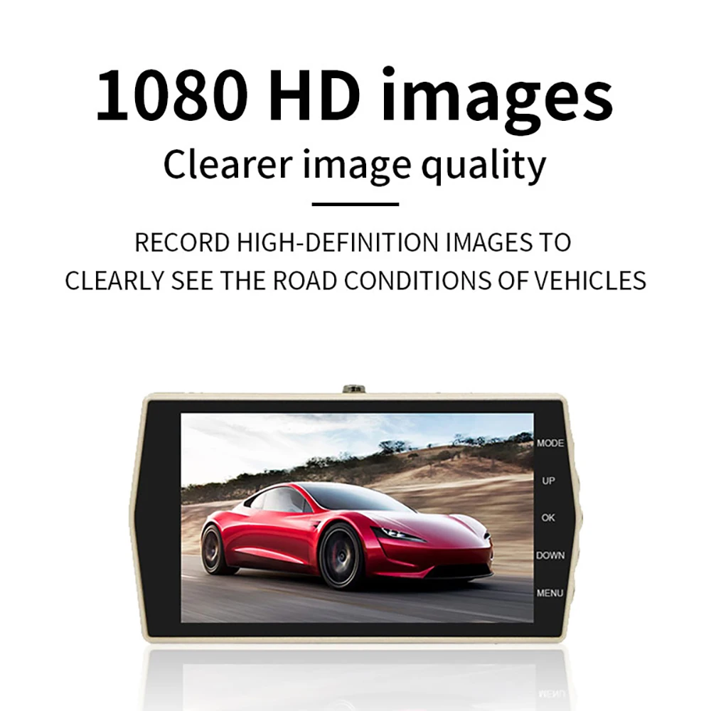 Автомобильный видеорегистратор WiFi Dash Cam Камера автомобиля HD 1080P Приводной Видеомагнитофон Автоматический Регистратор ночного видения Черный ящик GPS Парковочный монитор Изображение 1