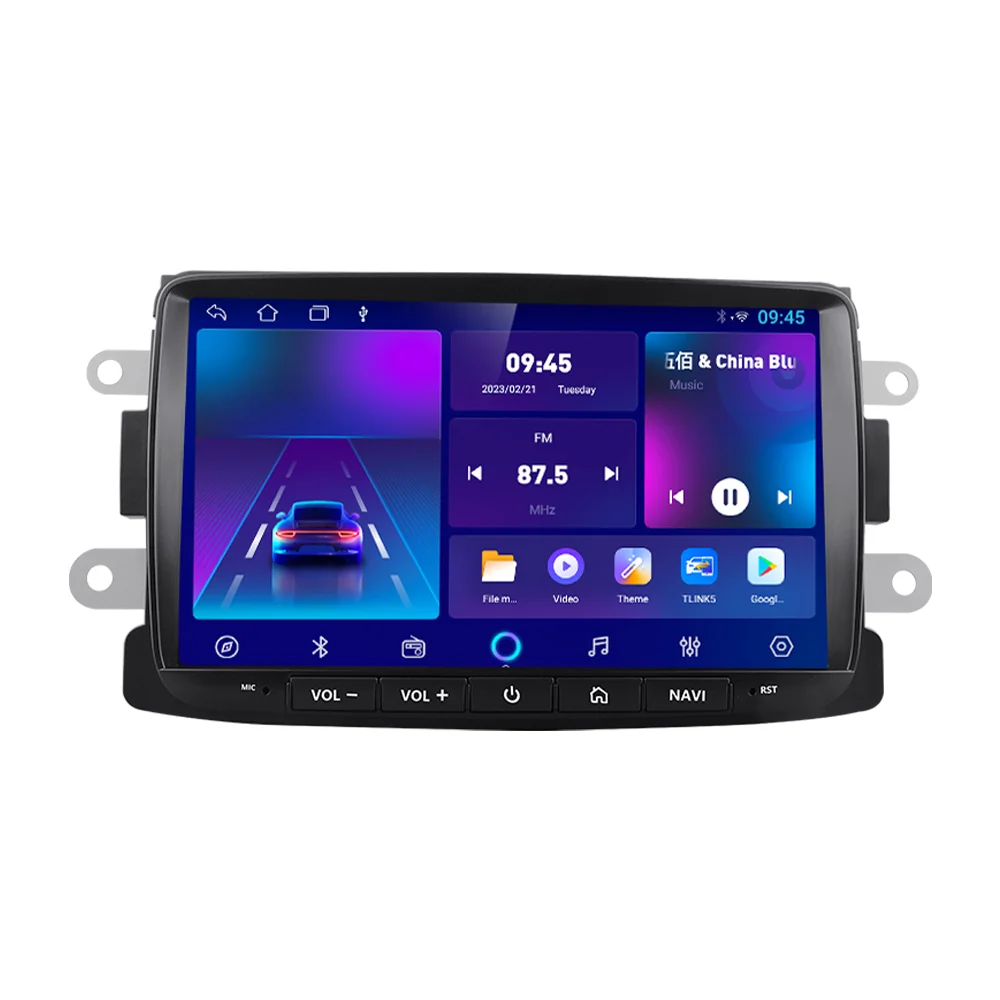 Автомобильный радиоплеер Kapud Android 10 для Dacia/Sandero/Duster/Captur/Logan/Symbol/Docks/Lodgy CarPlay AUTO GPS DSP BT Навигация Изображение 5