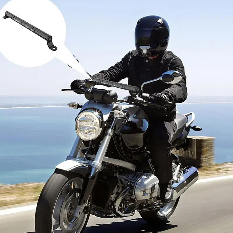 Балансировочная планка для руля мотоцикла из алюминиевого сплава Скоба для перекладины мотоцикла Удлиненное усиление руля мотоцикла Изображение 1