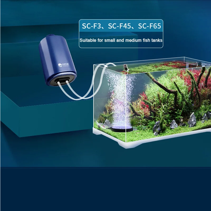 Бесшумный аквариумный кислородно-воздушный насос с обратным клапаном Аквариум для рыб с четырьмя выходами Большой оксигенатор Аквариумный воздушный компрессор аэратор 220 В 14 Вт Изображение 3
