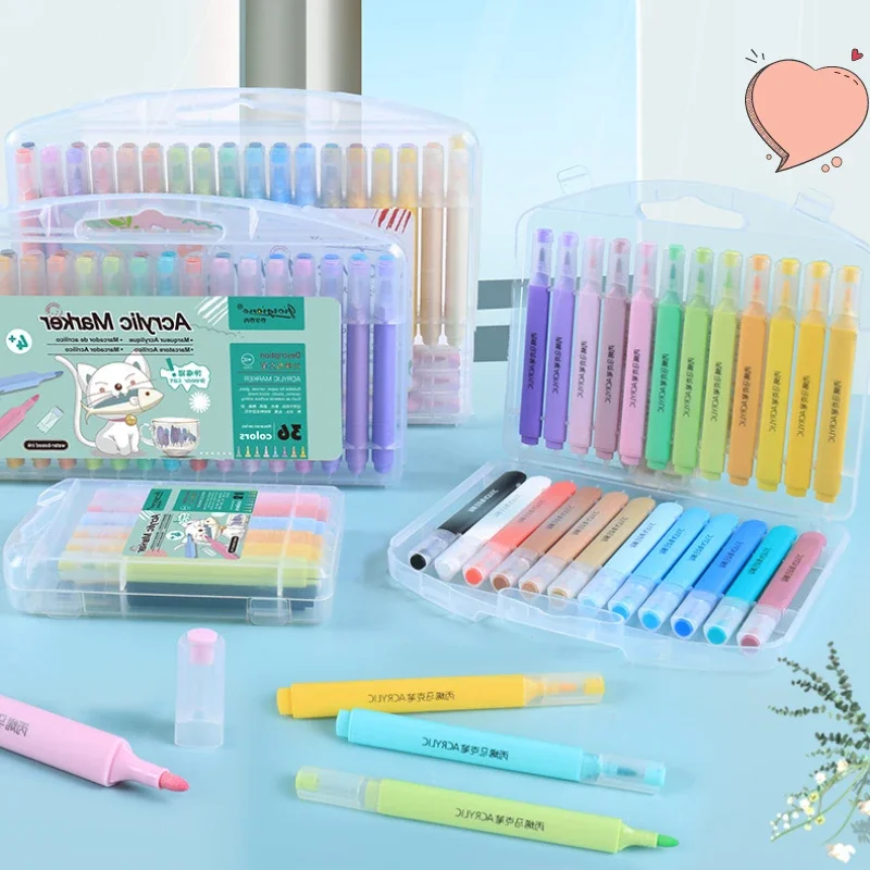 Детская акварельная ручка, моющаяся и нетоксичная, Бесконечные цвета, Акварельные краски, цветные маркеры, принадлежности для рисования, набор цветных ручек Изображение 0