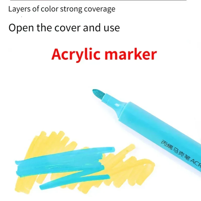 Детская акварельная ручка, моющаяся и нетоксичная, Бесконечные цвета, Акварельные краски, цветные маркеры, принадлежности для рисования, набор цветных ручек Изображение 1