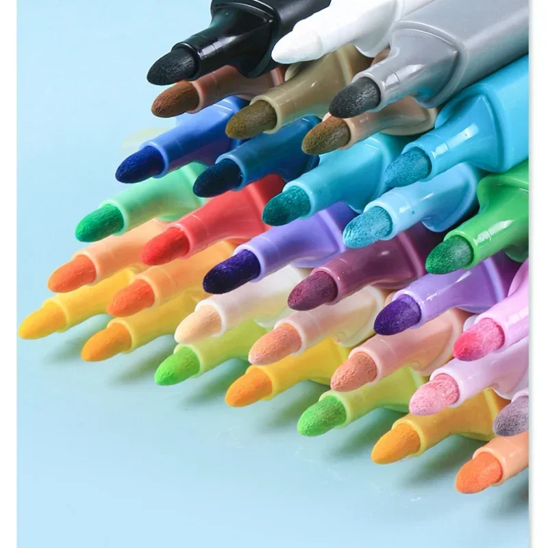 Детская акварельная ручка, моющаяся и нетоксичная, Бесконечные цвета, Акварельные краски, цветные маркеры, принадлежности для рисования, набор цветных ручек Изображение 3