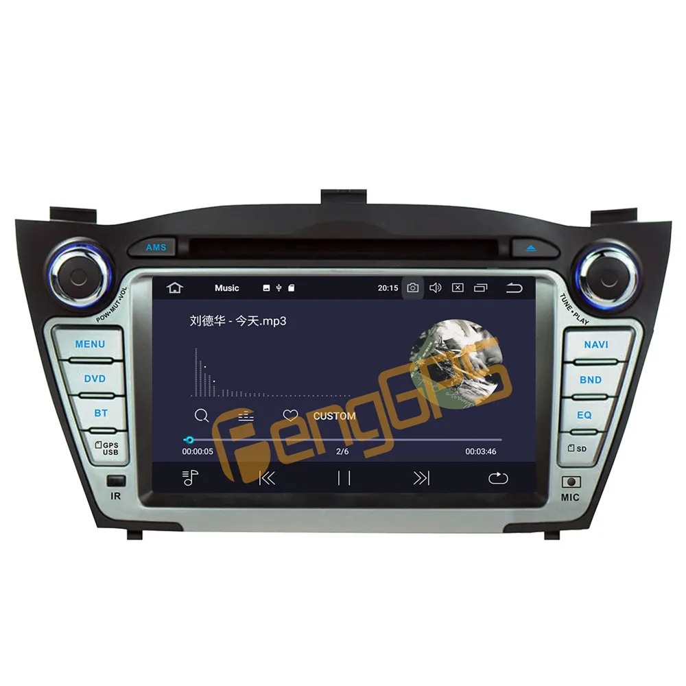 Для Hyundai/IX35/TUCSON 2009-2015 Android Автомобильный Радиоприемник Стерео DVD Мультимедийный Плеер 2 Din Авторадио GPS Navi PX6 Экран устройства Изображение 4