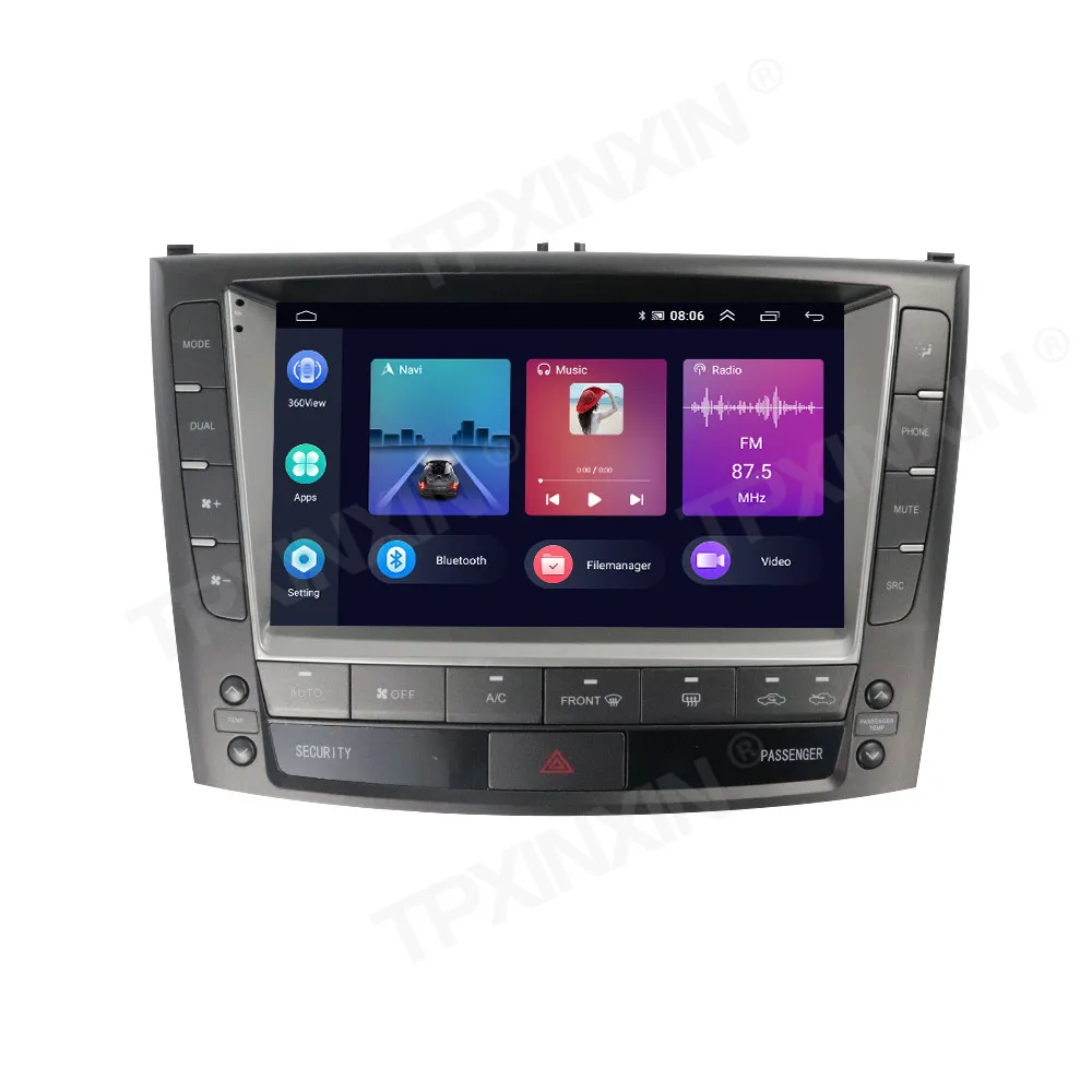 Для Lexus IS250 300C 2005-2013 Android Автомобильный Радиоприемник 2Din Стерео Приемник Авторадио Мультимедийный Плеер GPS Navi Экран Головного Устройства Изображение 4