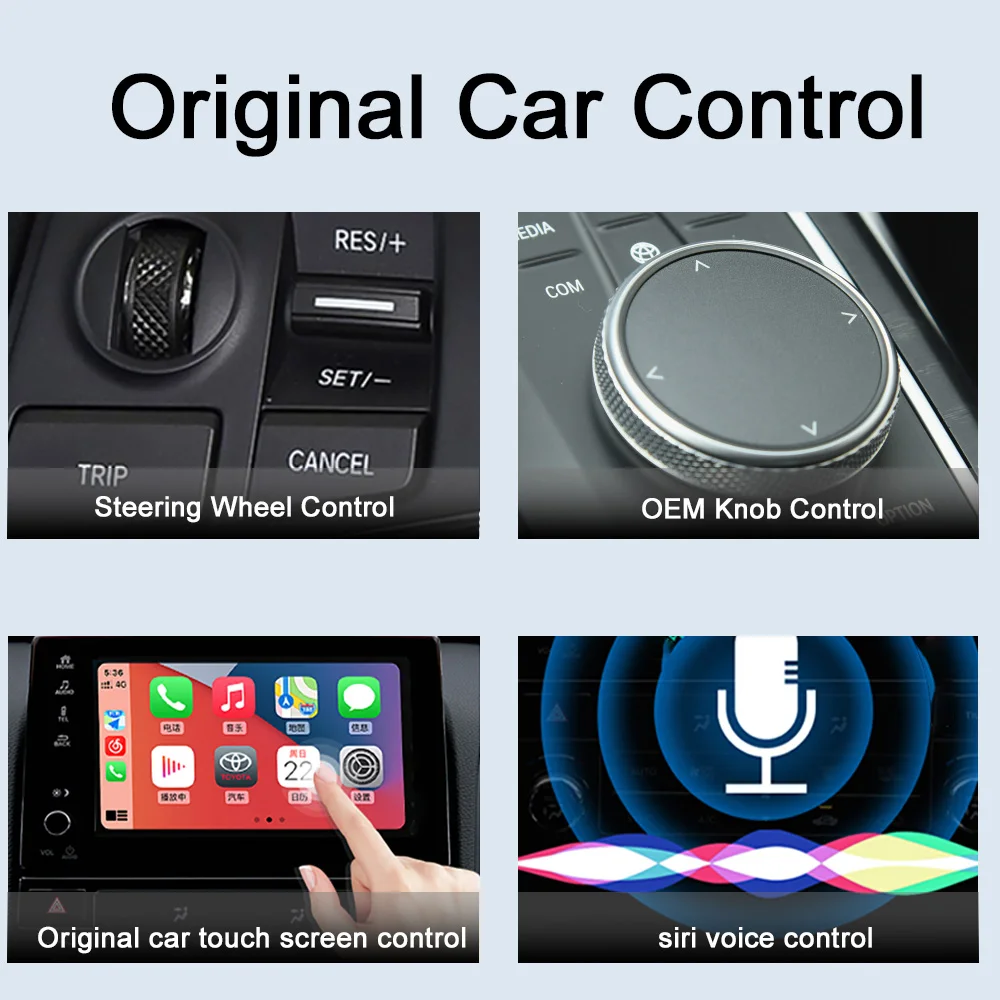 Для OEM беспроводного ключа Carplay, подключенного к комплектам беспроводных адаптеров Carplay для Benz Audi VW Skoda Honda Toyota Mazda Plug Play 5 ГГц Изображение 2