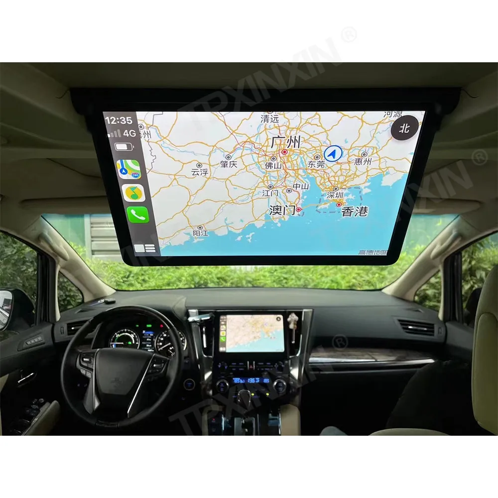 Для Toyota Alphard 30 Vellfire 30 2015-2020 Android Автомагнитола 2Din Стереоприемник Авторадио Мультимедийный Плеер GPS Навигатор Изображение 2