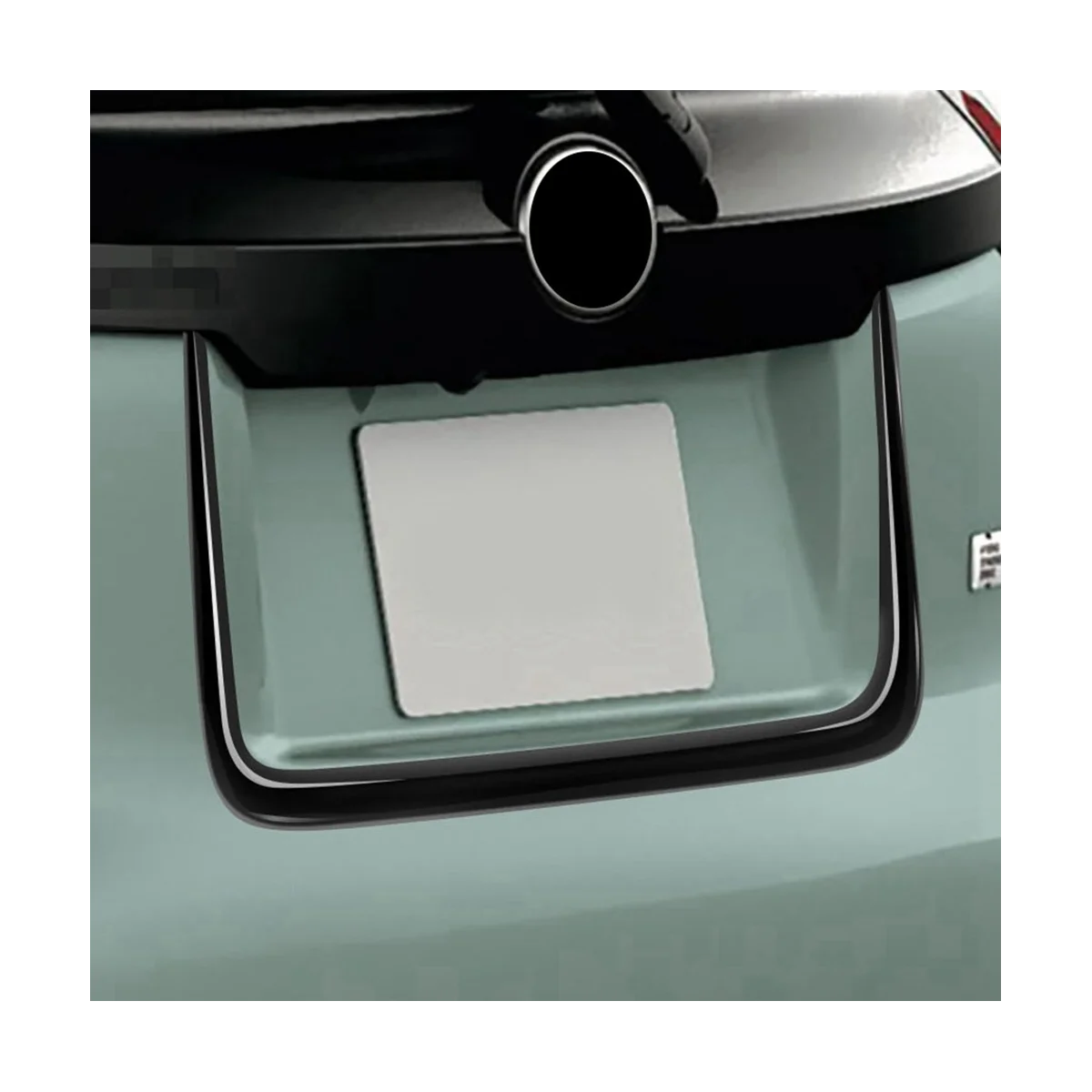 Для Toyota SIENTA 10 серии 2022 2023, Серебристый ABS, накладка на заднюю дверь, накладка на багажник, накладка на заднюю дверь Изображение 3