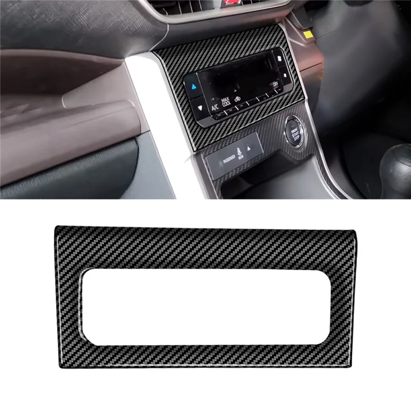 Для Toyota Veloz Avanza 2022 + Углеродное Волокно Аудио Кнопки Включения Кондиционера Рамка Накладка Наклейка Изображение 0
