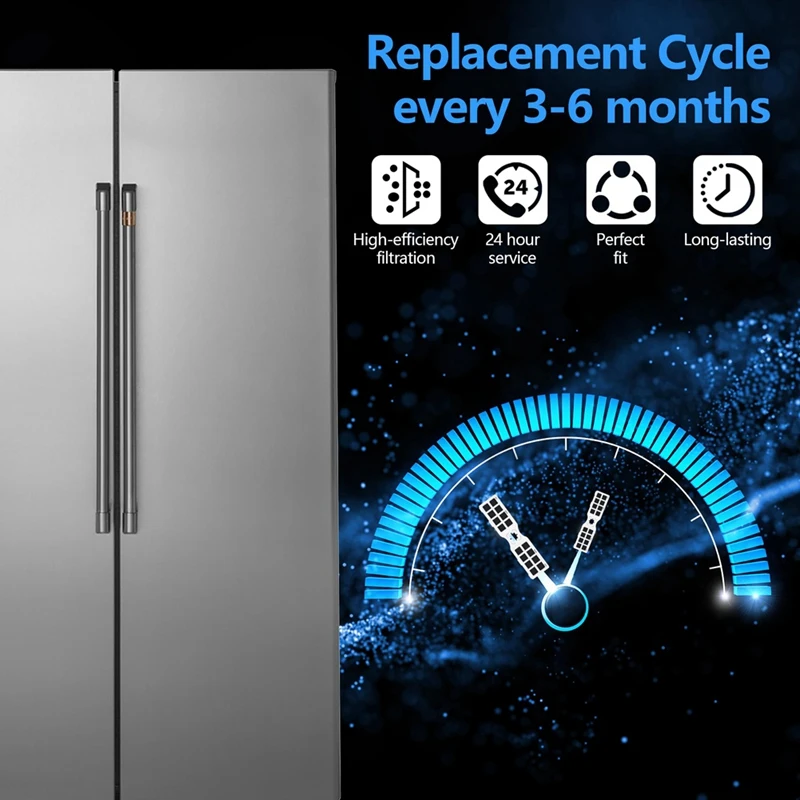 Замена Воздушного Фильтра Холодильника из 4 Упаковок Для Воздушного Фильтра Frigidaire FRGPAAF2 Pureair AF-2, Холодильника FRFC2323AS, FRFC232LAF Изображение 4