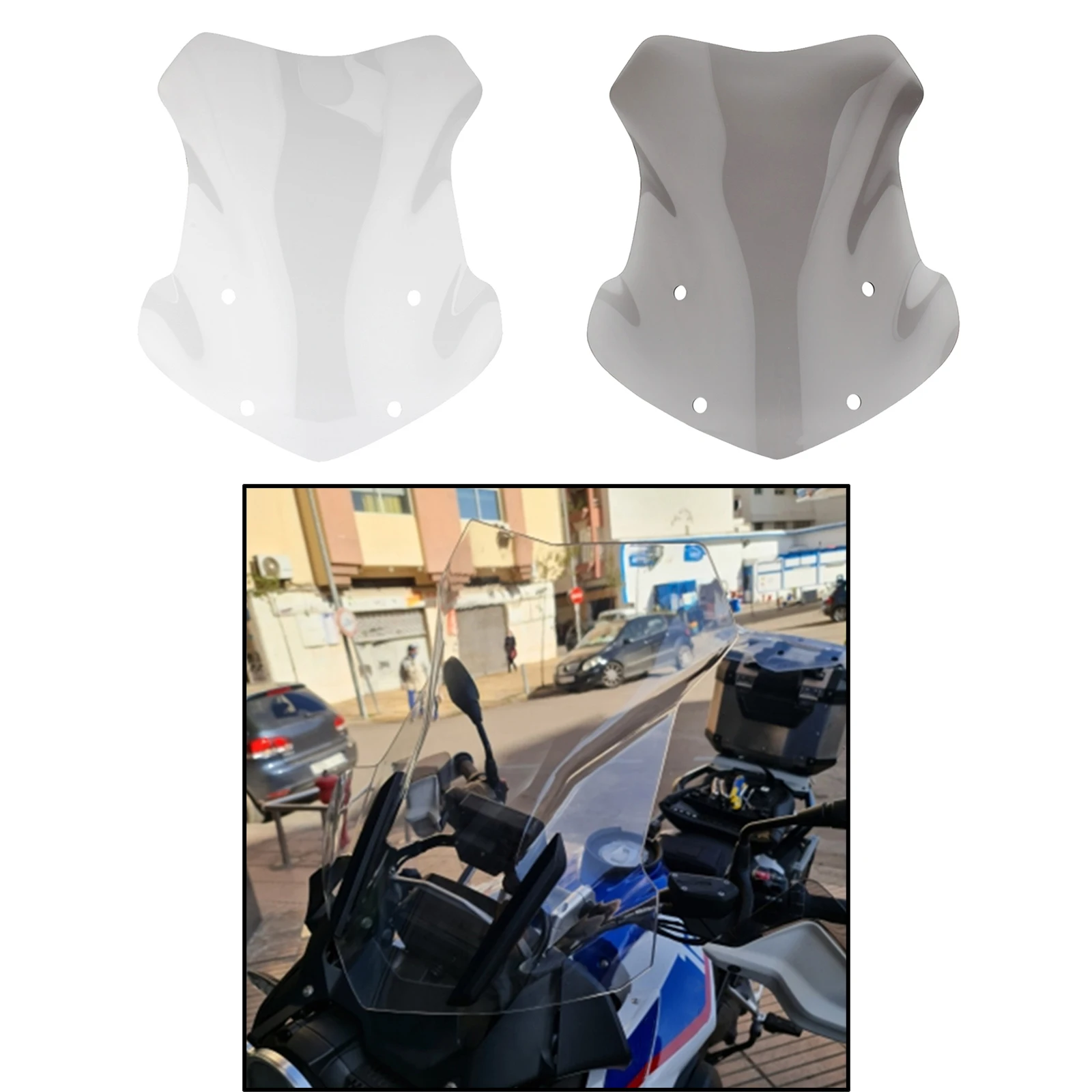 Защита Ветрового Стекла мотоцикла от Ветра для BMW R1250GS 18-21 Аксессуар Изображение 2