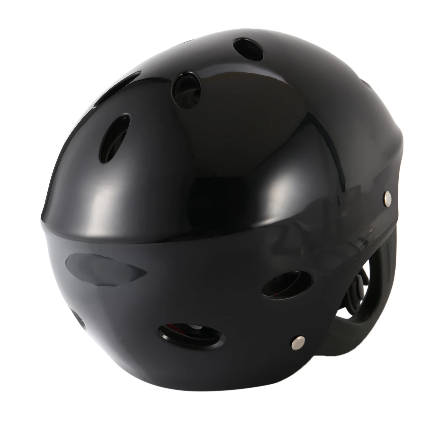 Защитный Шлем с 11 Дыхательными Отверстиями для Водных Видов Спорта Каяк Каноэ Гребля для Серфинга - Черный Изображение 5