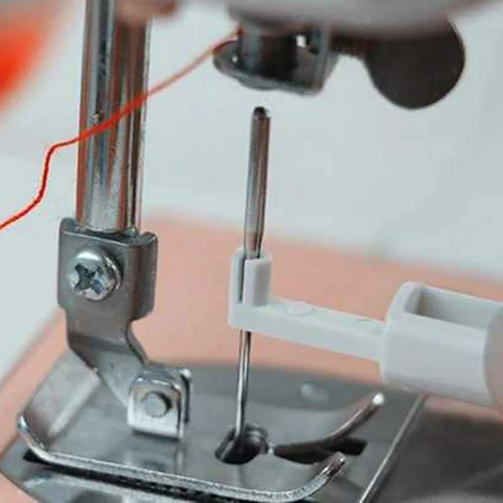 Инструменты для вдевания нитки в иглу для вышивания, автоматическая быстрая смена швейной машины, принадлежности для рукоделия, надежно удерживают иглы в изделиях Изображение 2