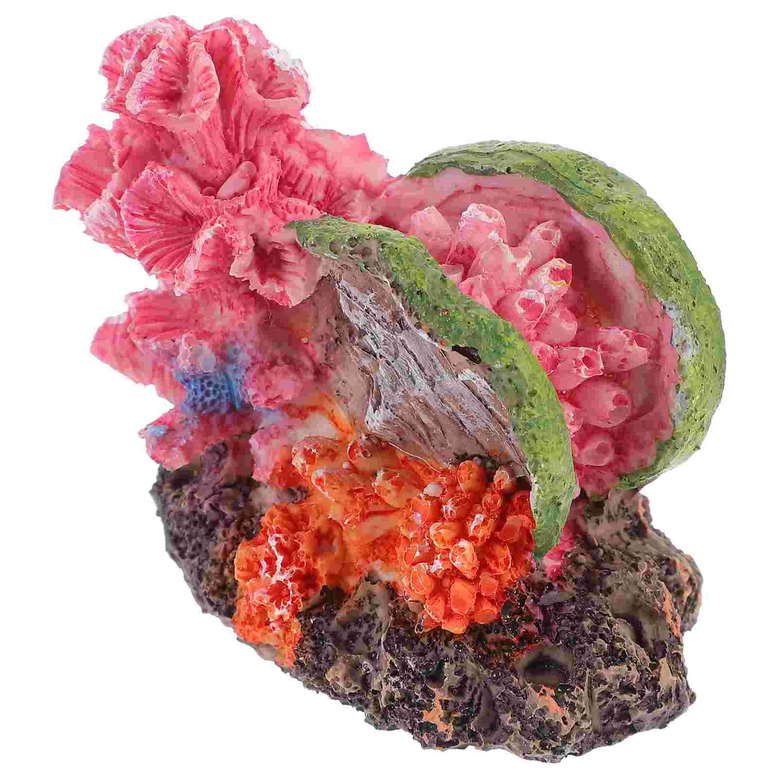 Искусственный Коралловый Риф Декор для Аквариума Аквариум Аксессуары для Водных Черепах Украшения Изображение 0