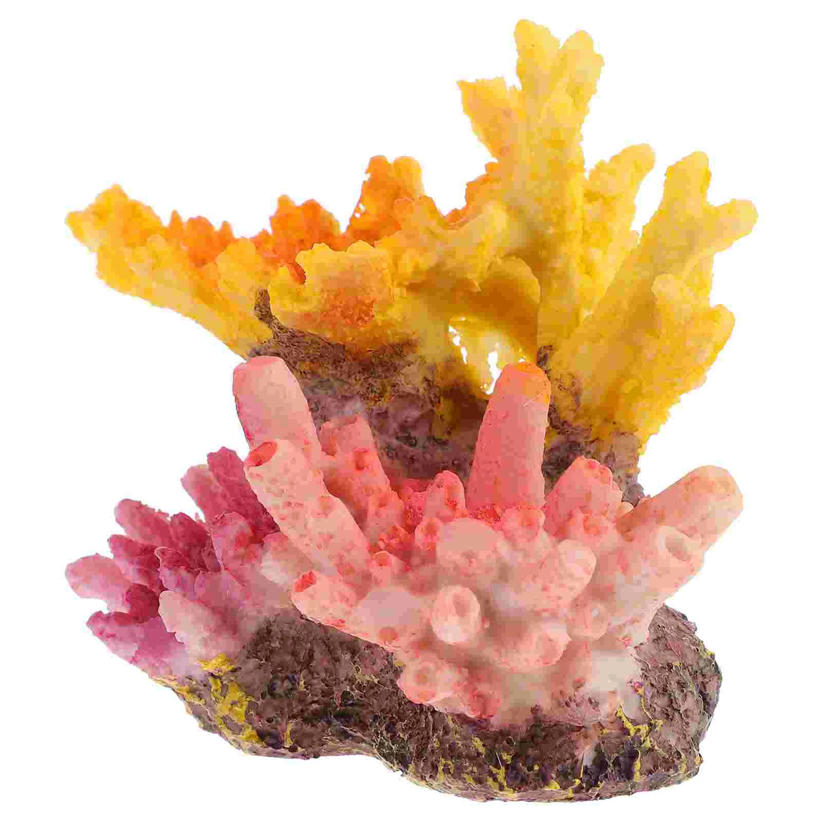 Искусственный Коралловый Риф Декор для Аквариума Аквариум Аксессуары для Водных Черепах Украшения Изображение 1