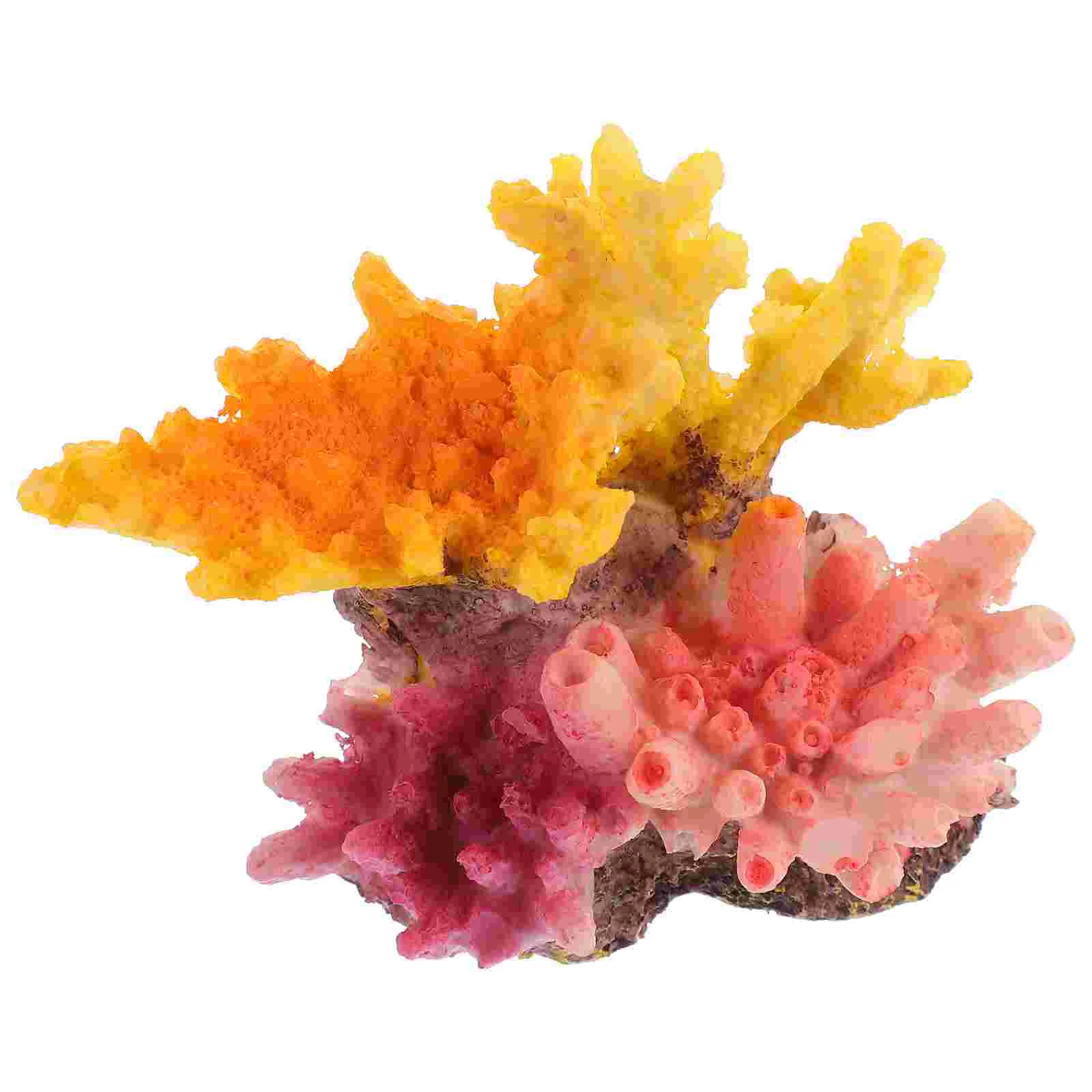 Искусственный Коралловый Риф Декор для Аквариума Аквариум Аксессуары для Водных Черепах Украшения Изображение 2