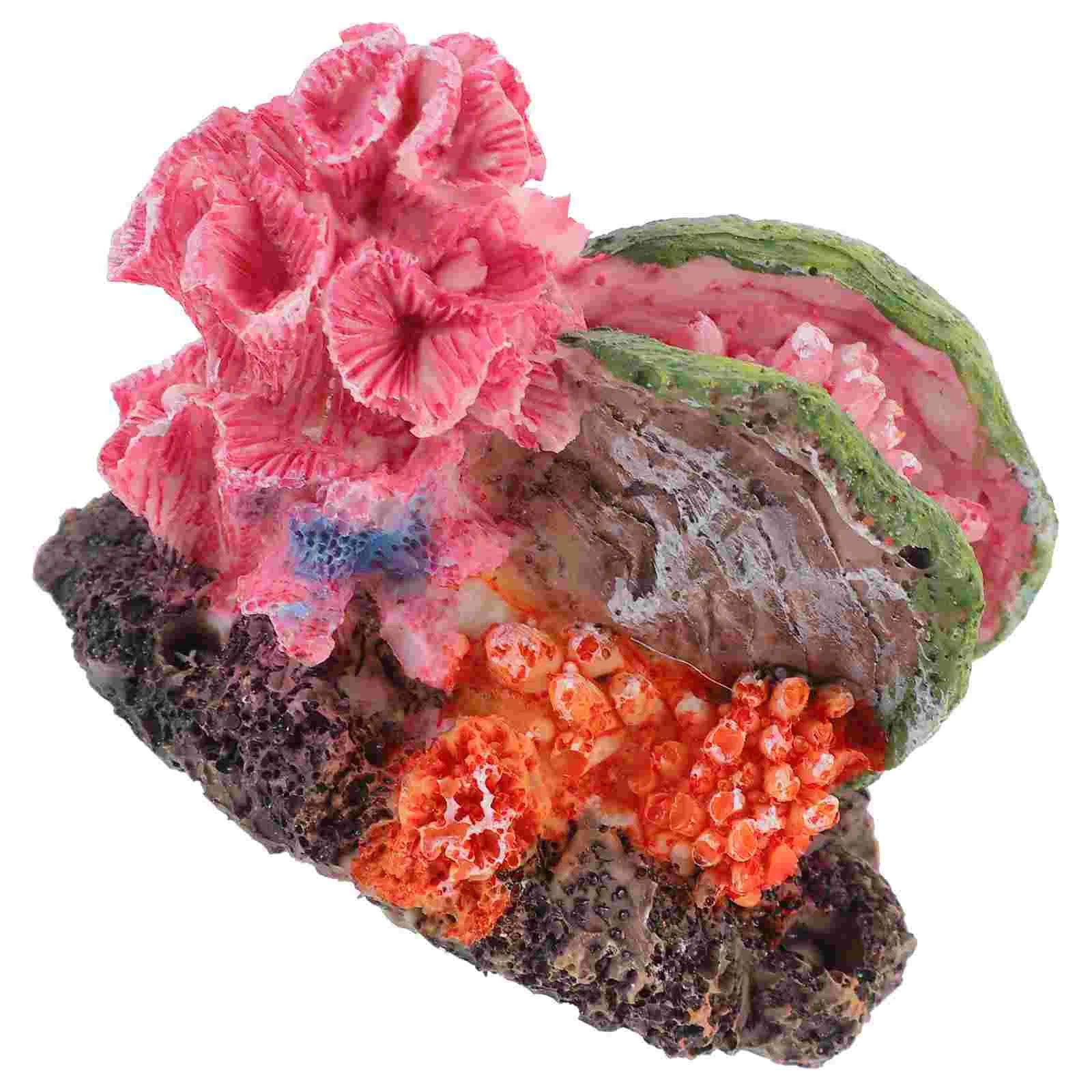 Искусственный Коралловый Риф Декор для Аквариума Аквариум Аксессуары для Водных Черепах Украшения Изображение 3