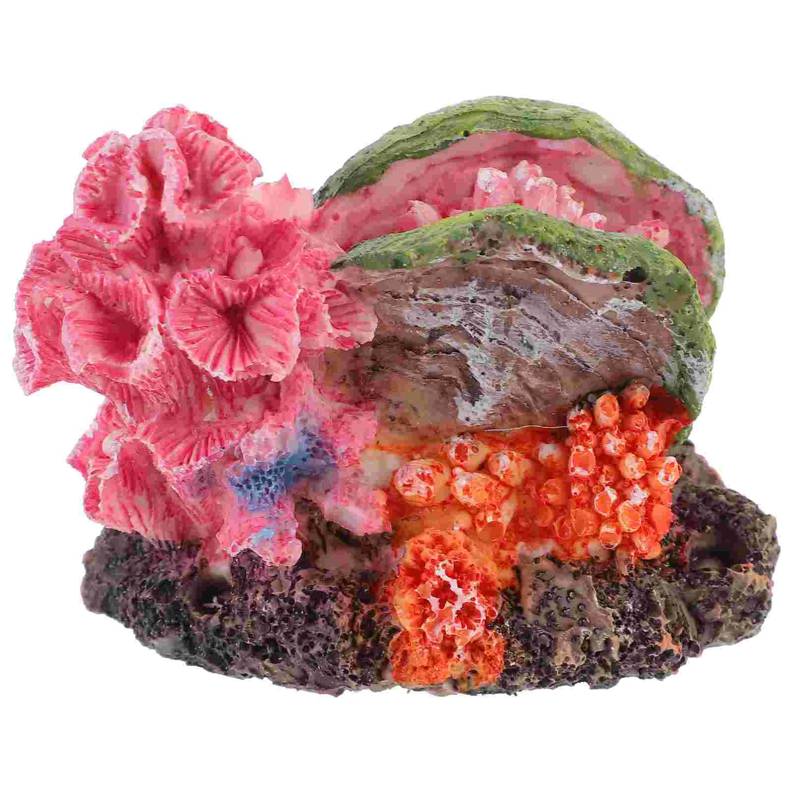 Искусственный Коралловый Риф Декор для Аквариума Аквариум Аксессуары для Водных Черепах Украшения Изображение 4