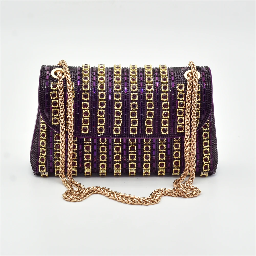 Классическая женская сумочка итальянского дизайна 2023 года, сочетающаяся по цвету с туфлями на высоком каблуке и сумкой для африканской свадебной вечеринки Изображение 4