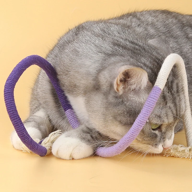 Кошка кошачья мята игрушки веревочки собственной развлекательной укус устойчивостью веревке игрушка для кошек интерактивные в помещении кошачьей мяты игрушки для кошек для котят котенок Изображение 2