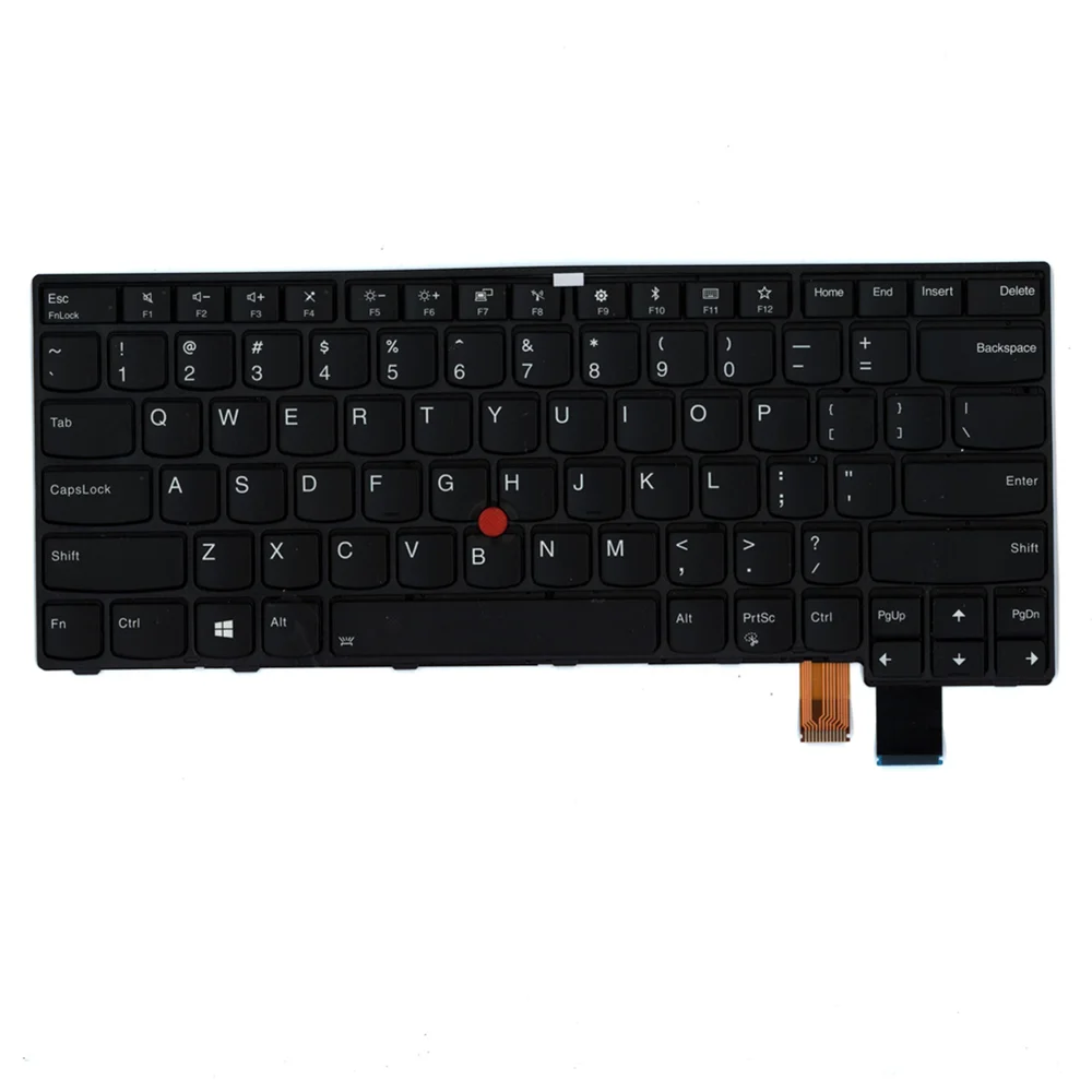 Новая/Оригинальная клавиатура с подсветкой на американском и английском языках для ноутбука Lenovo Thinkpad T460P T470P FRU 00UR355 00UR395 01EP427 01EP468 Изображение 0
