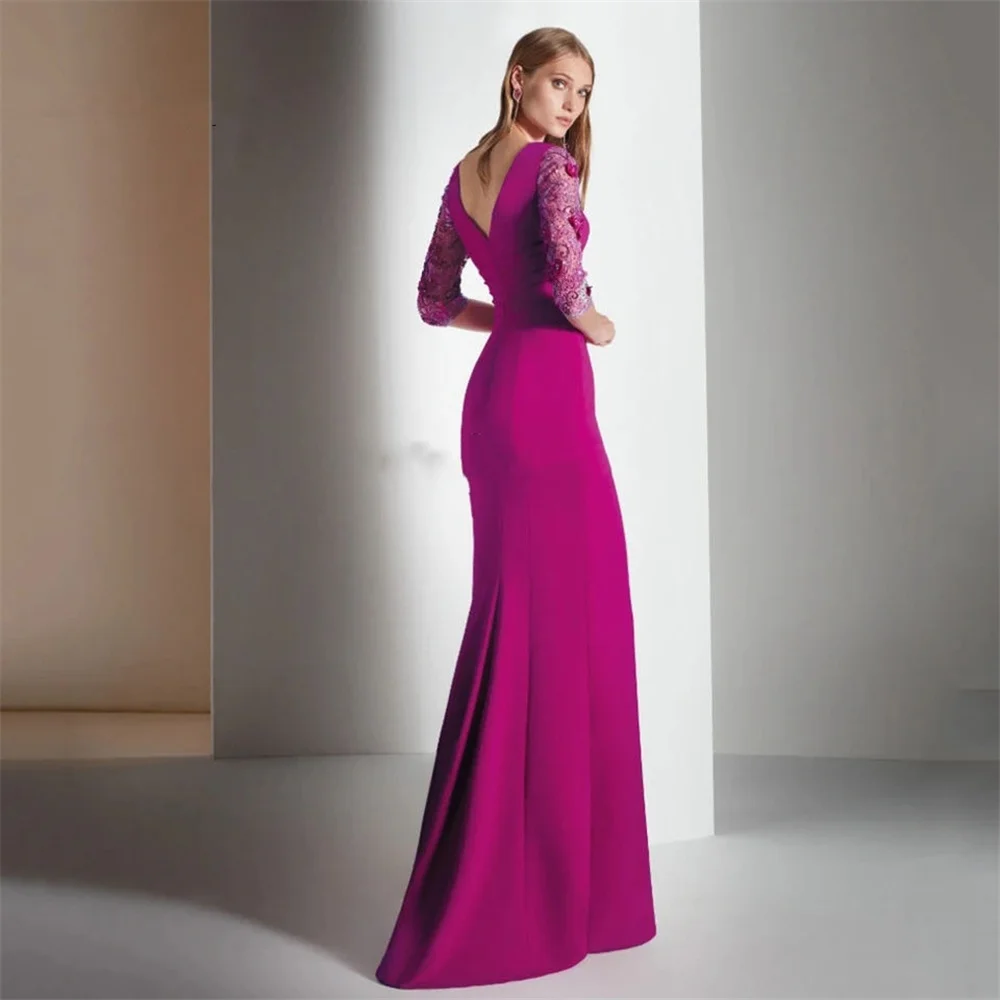 Платья для выпускного вечера Jessica Elegant Lady, платье для матери невесты, вечерние платья для гостей свадьбы 2024, вечернее платье для ужина на 2024 год. Изображение 2