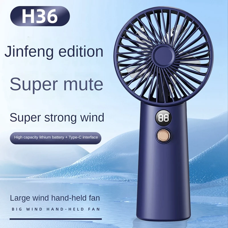 Портативный ручной вентилятор Наружный Usb-аккумуляторный вентилятор Для очистки от пыли, вентилятор для охлаждения летом Изображение 4