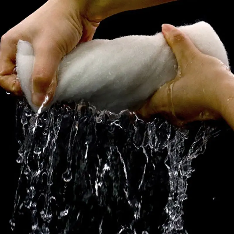 Рыба для аквариума Фильтрующий материал Прокладка для полировки воды Прокладка для Аквариума, Вырезанная по размеру для Пресноводных Террариумов с соленой водой для Pon Изображение 2