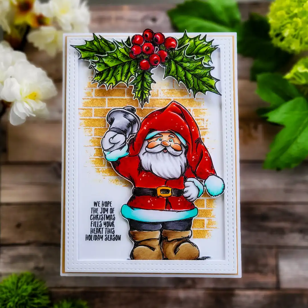 Санта-Клаус приходит сегодня вечером Прозрачные штампы для поделок для скрапбукинга изготовление открыток для фотоальбома 2023 Изображение 1
