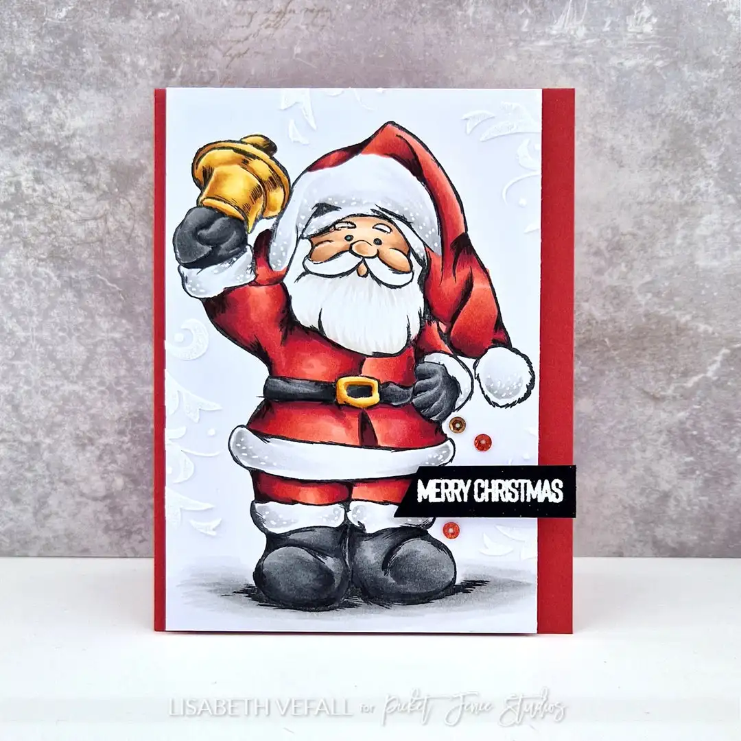 Санта-Клаус приходит сегодня вечером Прозрачные штампы для поделок для скрапбукинга изготовление открыток для фотоальбома 2023 Изображение 3