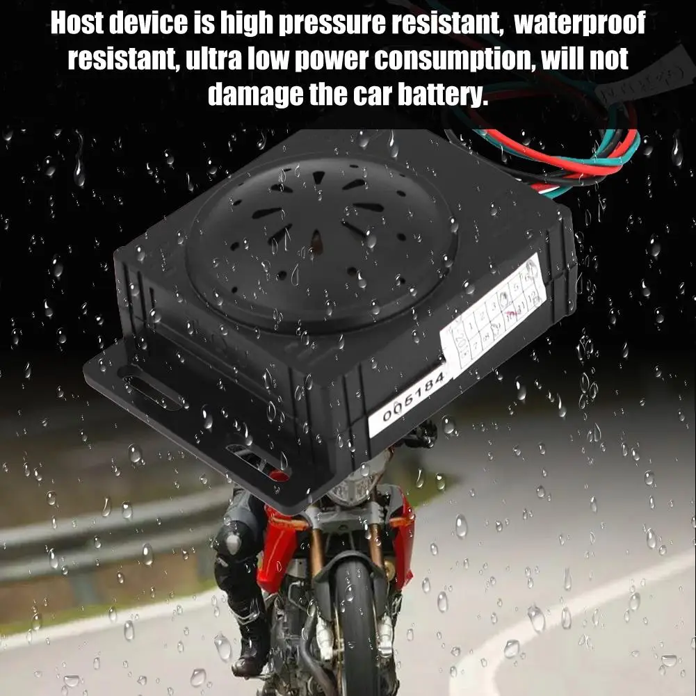 Система охранной сигнализации мотоцикла с дистанционным управлением - противоугонная, универсальная (9-16 В) Изображение 4