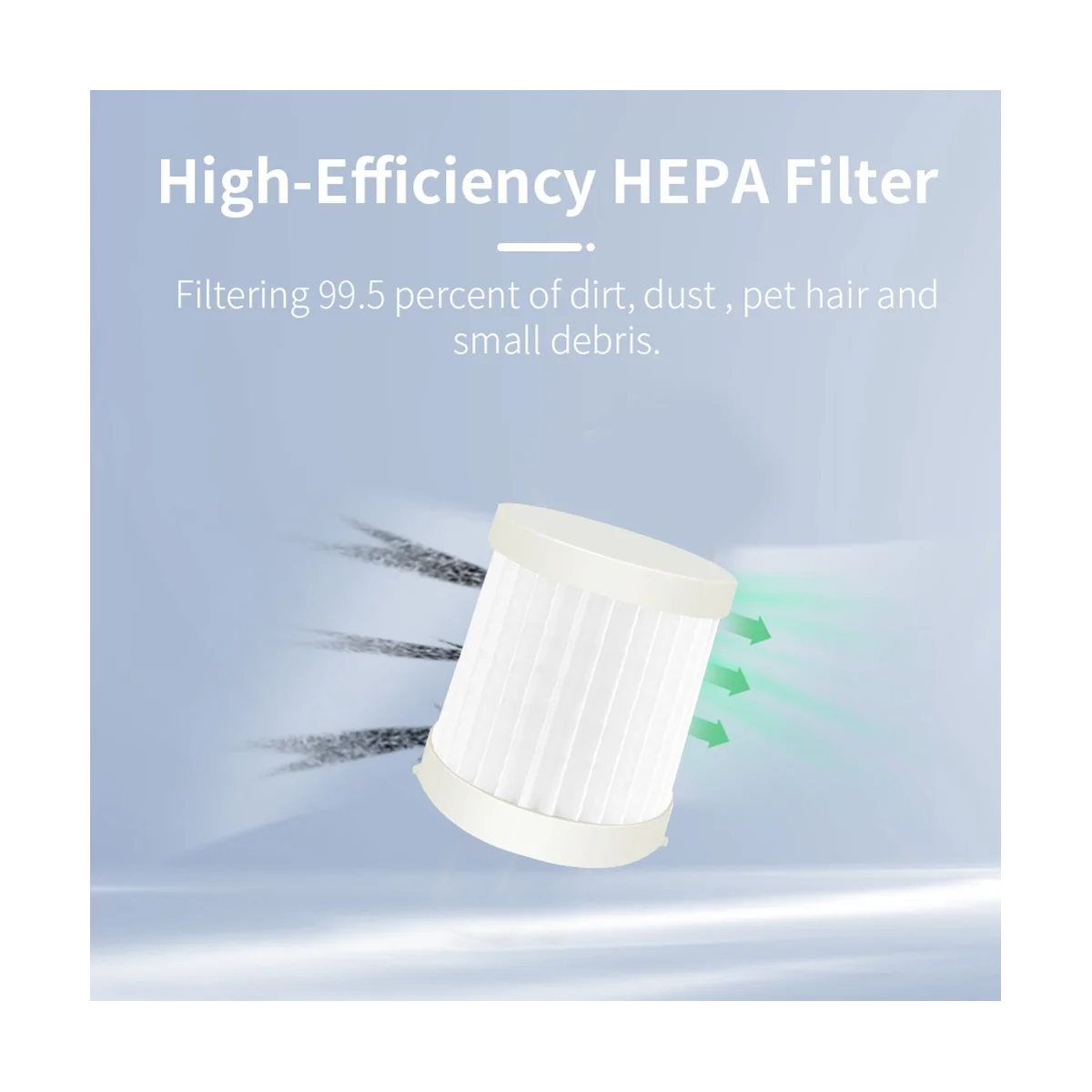 Сменный HEPA-фильтр 7шт для пылесоса VCM16A для удаления клещей, Запасные части для бытовой химии Изображение 3