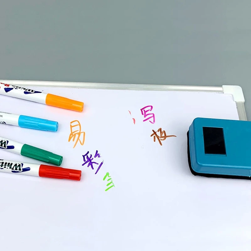 Стираемые фломастеры Цветной фломастер многоразового использования для школьного класса Изображение 2