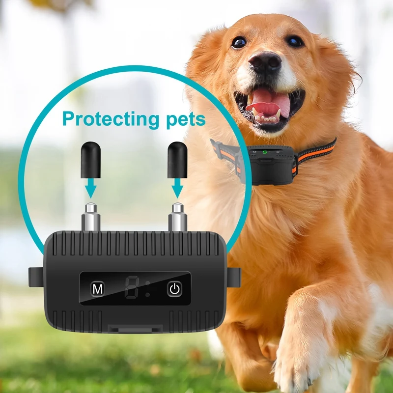 Устройство для защиты от лая домашних собак USB Электрический ультразвуковой ошейник для дрессировки собак Вибрационный ошейник от лая для собак Простой в использовании Изображение 3