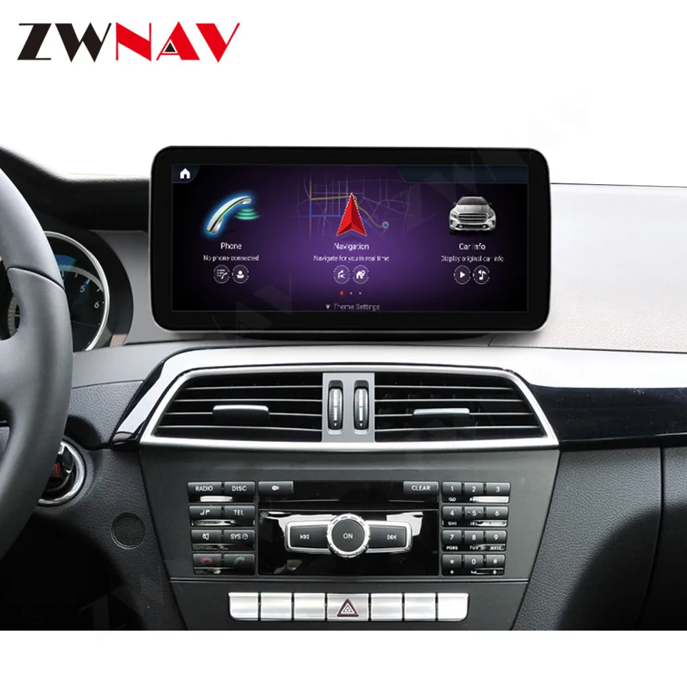 Экран Carplay Для Benz C Class W204 W205 X253 2007-2018 Радио Android Аудио Стерео Авто GPS Автомобильное Мультимедийное Головное Устройство DSP Изображение 0