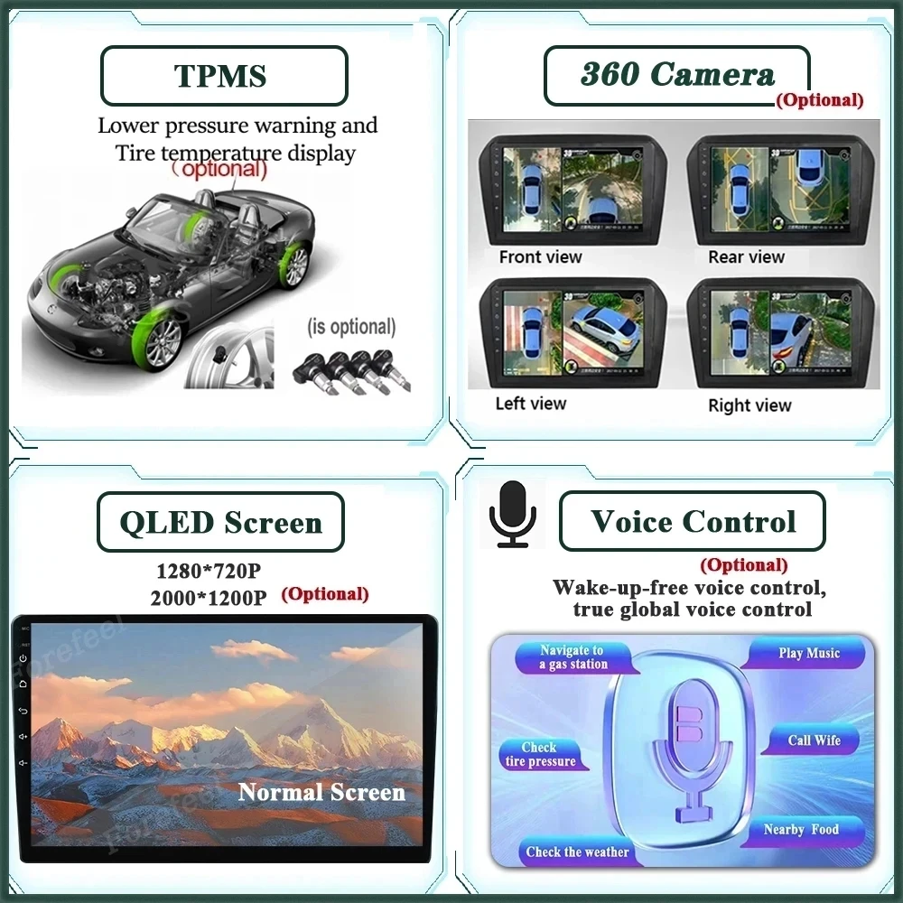 Экран GPS Android Для Volvo XC60 XC 2008-2018 Мультимедийный Автомобильный Плеер Авто Видео Радио Стерео Навигация Без 2Din DVD Беспроводной BT Изображение 3